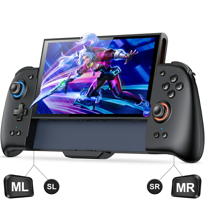 Switch 本体 コントローラー 他 周辺機器 株式会社 HORI | 携帯モード専用グリップコントローラー for Nintendo