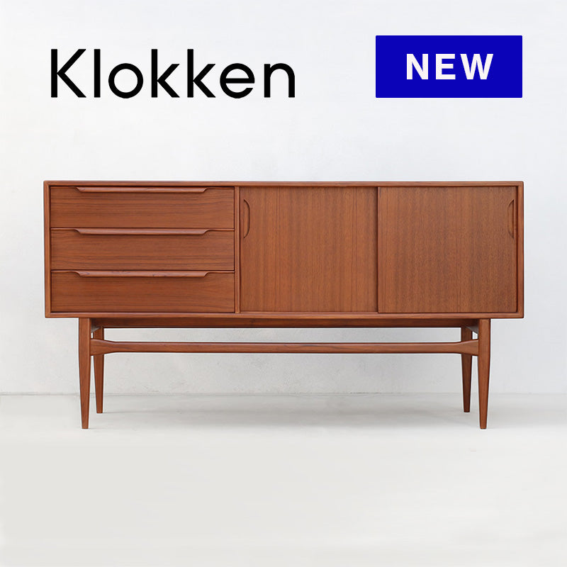 【10％OFFクーポン】Klokken（クロッケン）サイドボード 150cm オールドチーク材 北欧デザイン