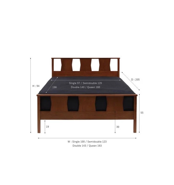楽天市場】ACME Furniture（アクメファニチャー）BROOKS BED