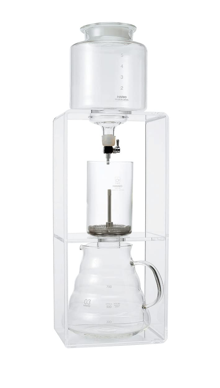 HARIO (ハリオ) ウォータードリッパー ・ クリア 水出し コーヒー 2~6杯用 WDCR-6|felicitastore