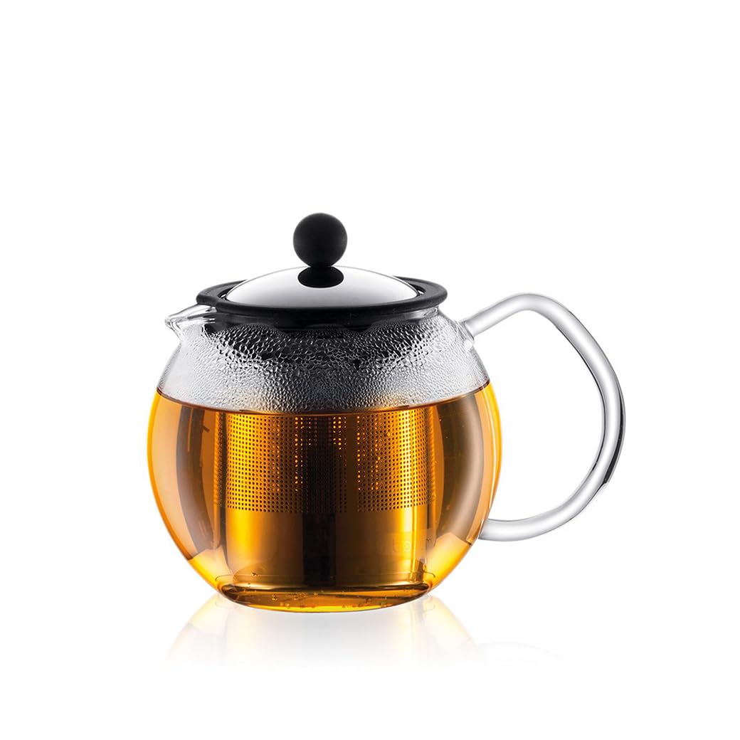 BODUM ASSAM(ボダム アッサム)ティープレス ステンレスフィルター ガラスハンドル|felicitastore
