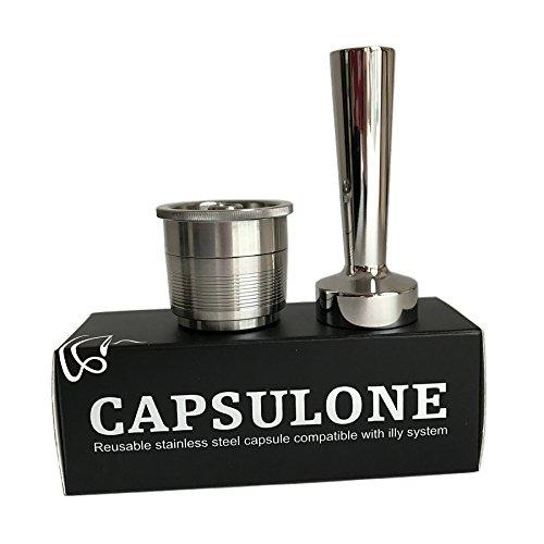 Capsulone ステンレスフィルタ コーヒーカプセル互換性illyコーヒー機