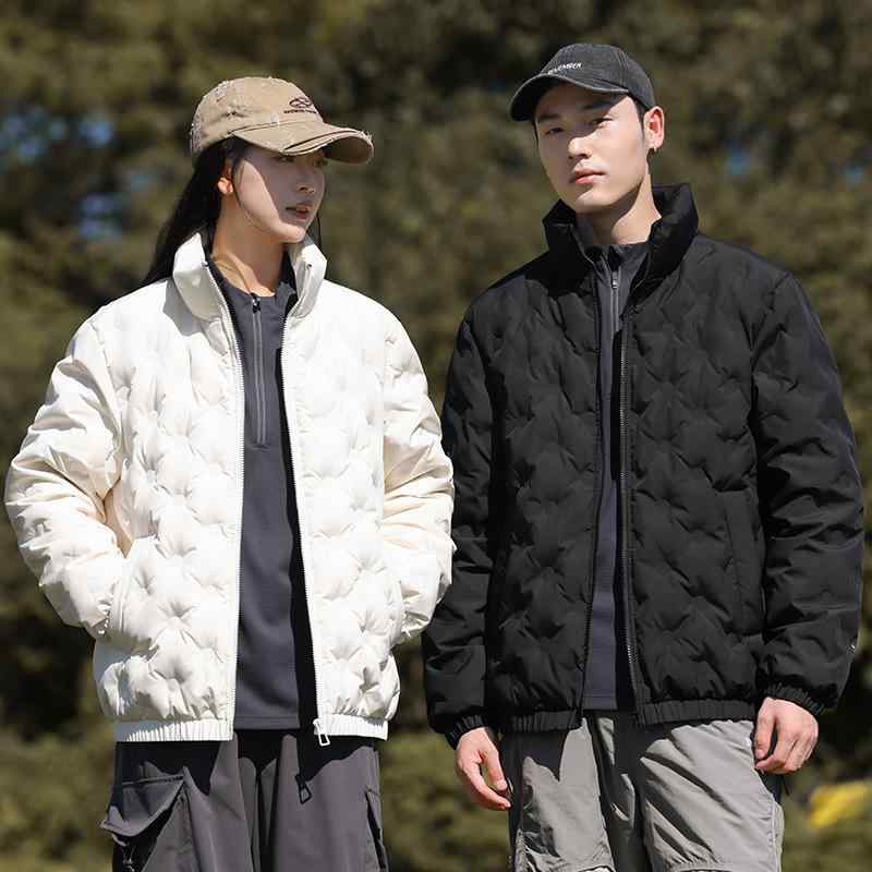 ダウンジャケット メンズ 冬 軽量 薄手 スタンドカラー 保温 防寒 アウター カップル 暖か 防風 通勤用 日常使い