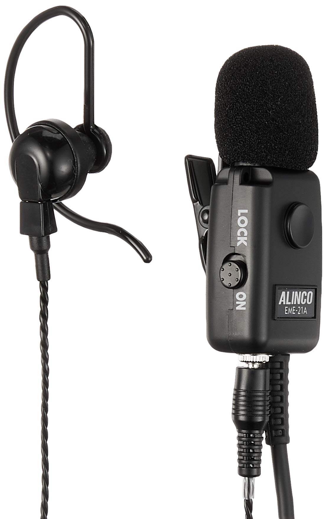 アルインコ 耳掛け型イヤホンマイク 同時通話対応 EME-21AB｜felicitastore
