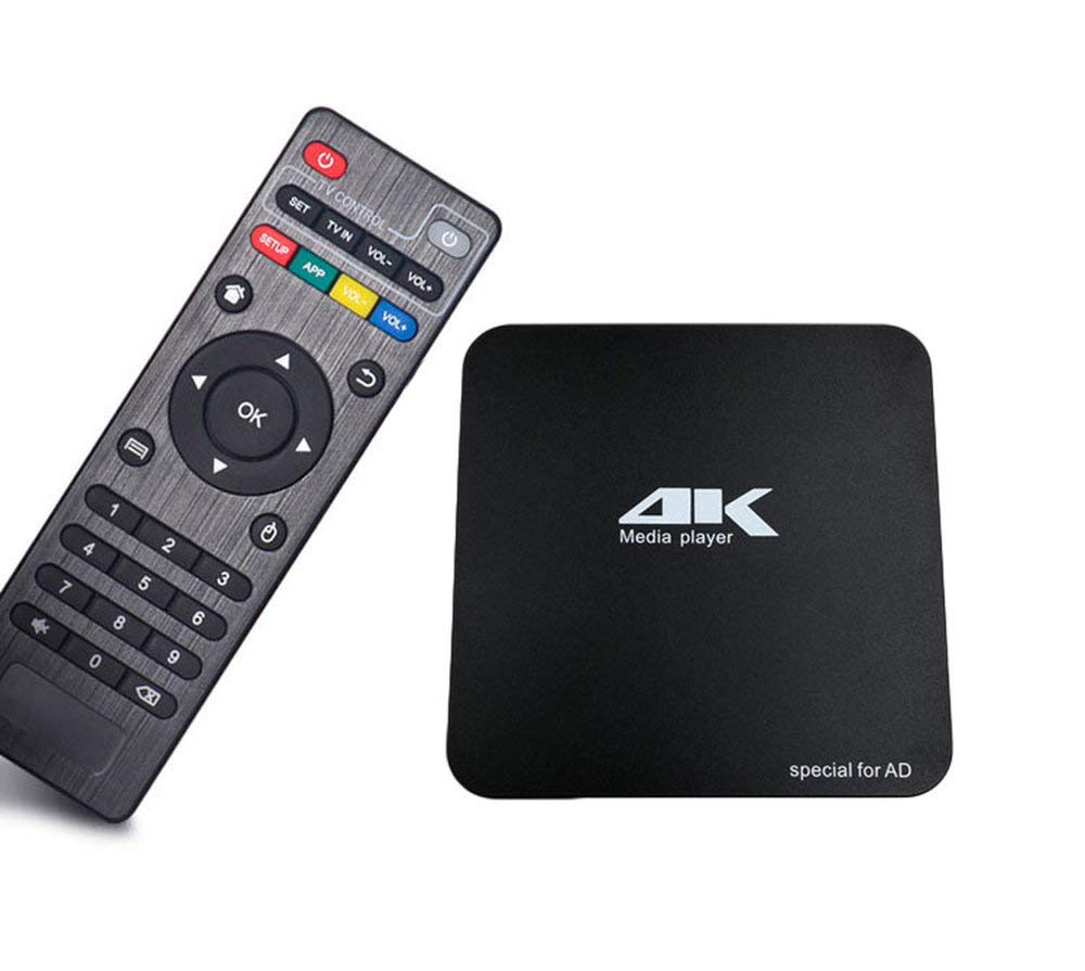 TKS デジタルサイネージ 4K リピート再生 PPT PDF再生 字幕プレーヤー 画面回転対応 HDMI、AV自動認識 SDカード・USBメモリ対応 Android6.0搭載 電子看板 広告宣伝に メディアプレーヤー|felicitastore