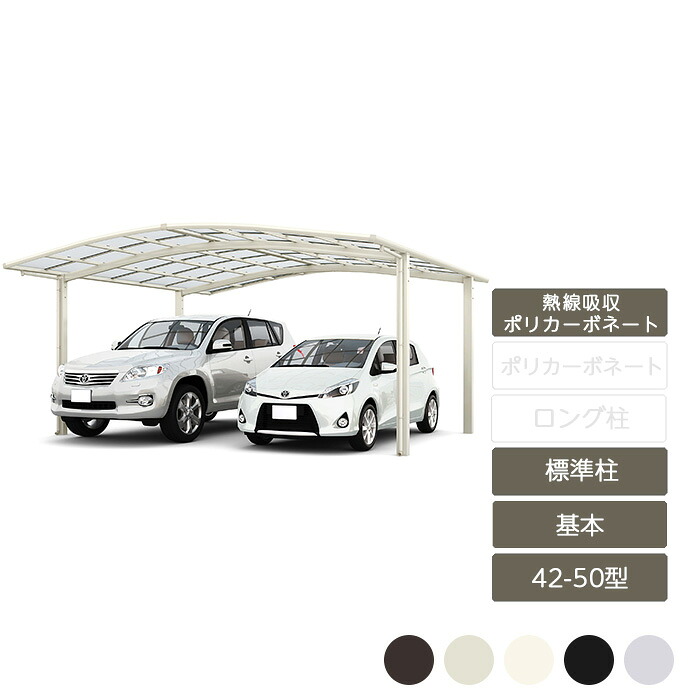 鉄道車両界面 2台用 リクシル LIXIL【ネスカR 広広とした 根本原理 42-50型 標準尺度柱H22 熱線吸いあげるポリカーボネート】