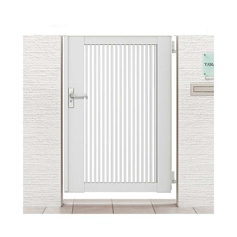 LIXIL リクシル 開き門扉AB TR1型 片開き 10-14 柱使用 扉1枚寸法 1000&times;1400 シリンダーRD錠 受注生産品｜エクステリア・ガーデン Feliju