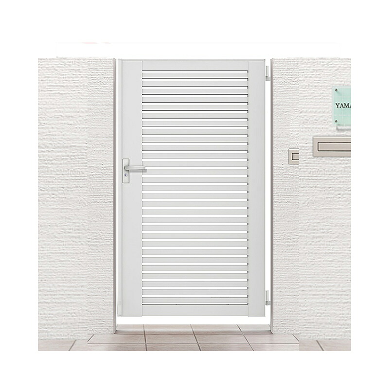 LIXIL リクシル 開き門扉AB YS1型 片開き 06-12 柱使用 扉1枚寸法 600×1200 シリンダーRD錠|エクステリア・ガーデン Feliju