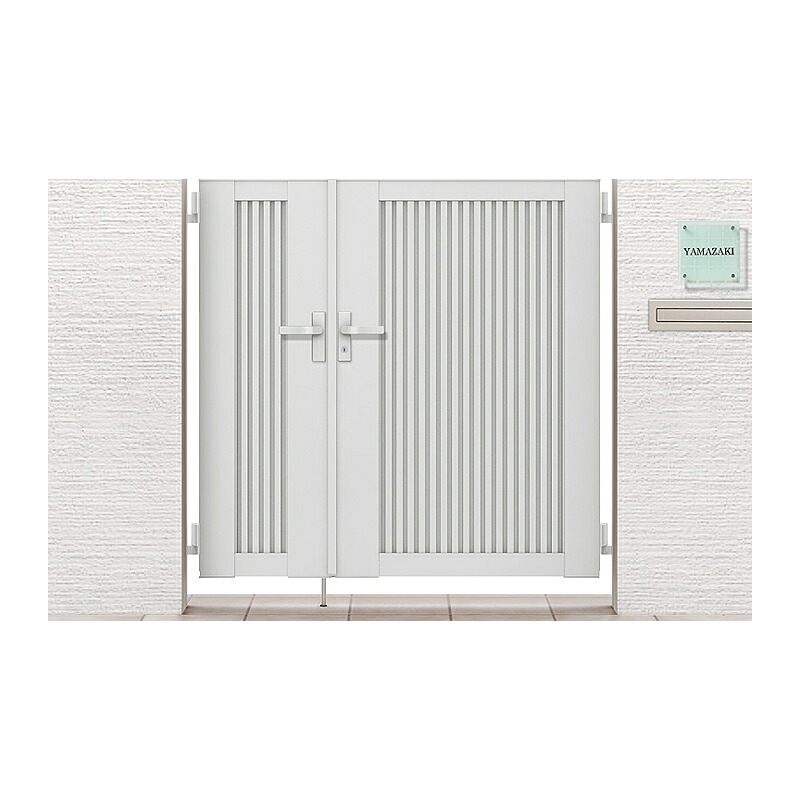 LIXIL リクシル  開き門扉AB TM2型 両開き 08-12 柱当て嵌める 扉1枚大きさ 800×1200 円柱RD錠