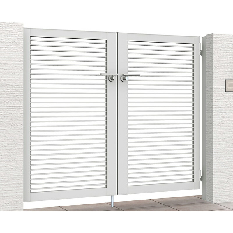 LIXIL リクシル  開き門扉AB YR2型 両開き 09-12 柱使用 扉1枚寸法 900×1200 シリンダーPA錠(鎌錠)