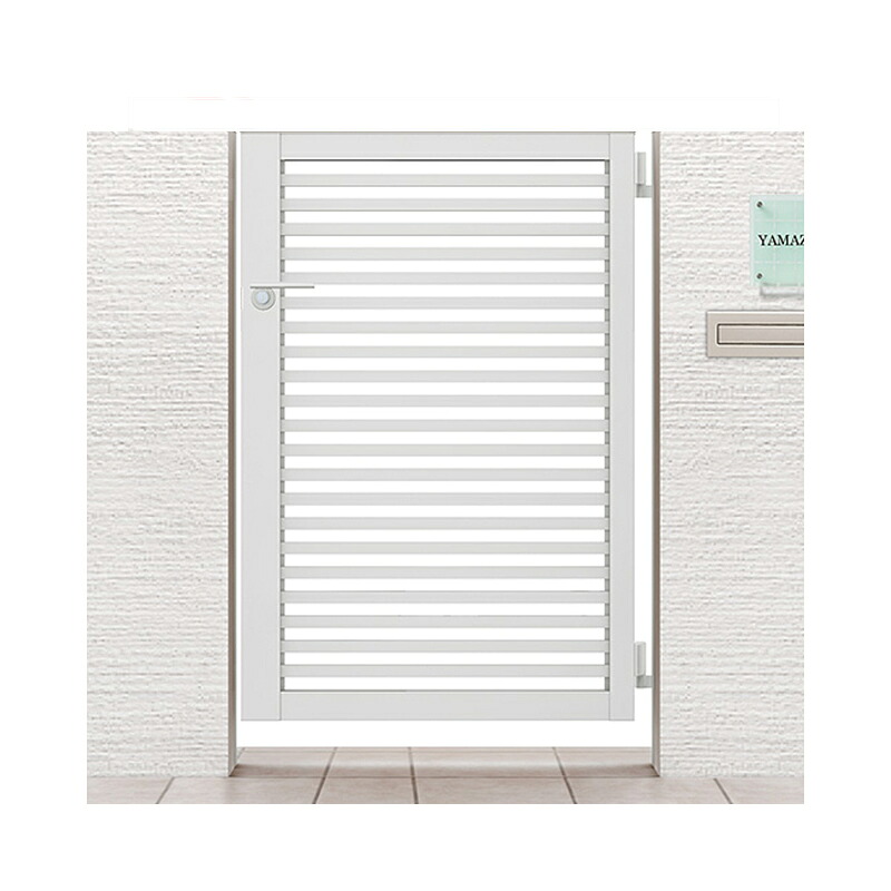 LIXIL リクシル 開き門扉AB YR3型 片開き 08-10 柱使用 扉1枚寸法 800×1000 シリンダーPA錠(鎌錠)|エクステリア・ガーデン Feliju