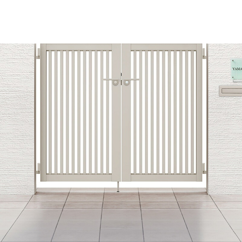 LIXIL リクシル  開き門扉AB TR3型 両開き 07-10 柱使用 扉1枚寸法 700×1000 シリンダーPA錠(鎌錠)