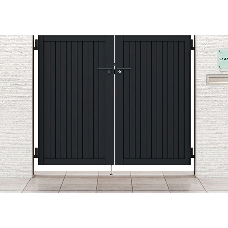 LIXIL リクシル  開き門扉AB TM1型 両開き 親子仕様 04・08-10 柱使用 扉1枚寸法 400・800×1000 シリンダーPA錠(鎌錠)