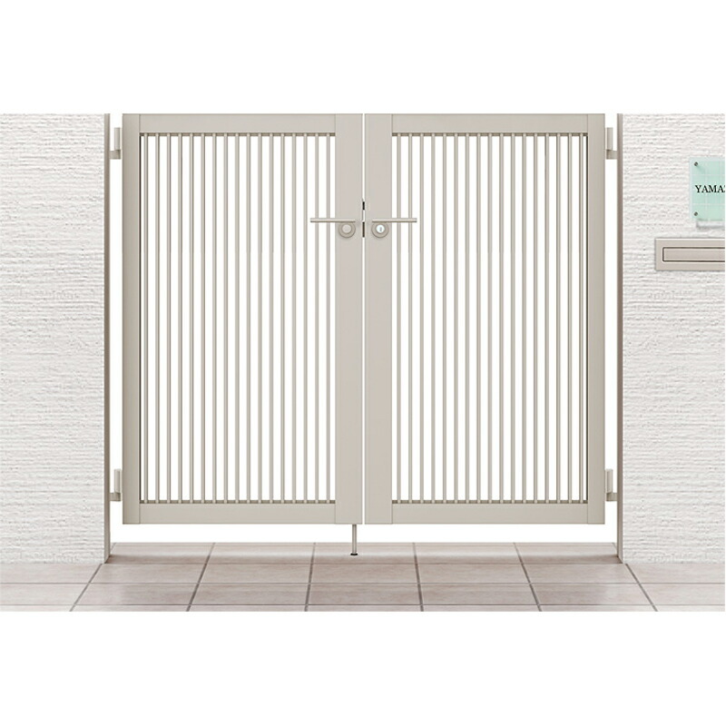 LIXIL リクシル  開き門扉AB TR2型 両開き 07-10 柱使用 扉1枚寸法 700×1000 シリンダーPA錠(鎌錠)