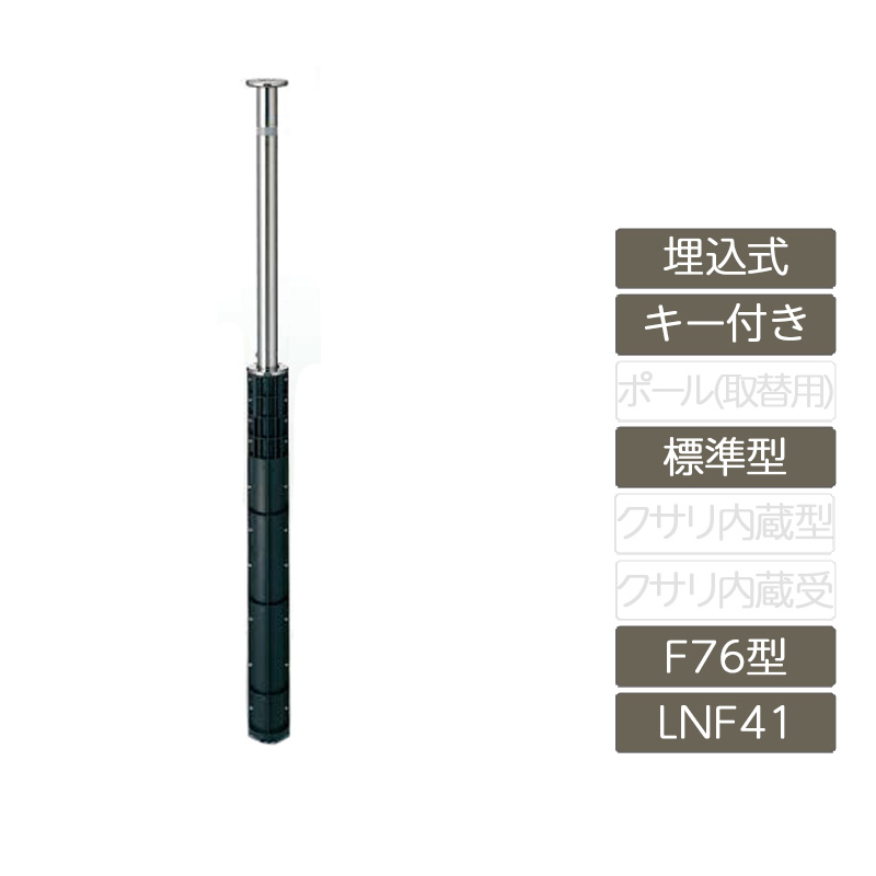 パーキング場 極点 リクシル LIXIL あき場所差し固める【あき場所差し固める 埋込式 手がかり付き添い人 F76型 判定基準型 ステンレス鋼製 LNF41 極点 照りかえす磁気テープ付】