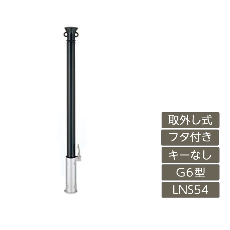 パーキング場 極点 リクシル LIXIL あき場所差し固める【あき場所差し固める 取りはらい式 フタ付き添い人 手がかりなし G6型 スモークグリーン ステンレス鋼 LNS54 極点】