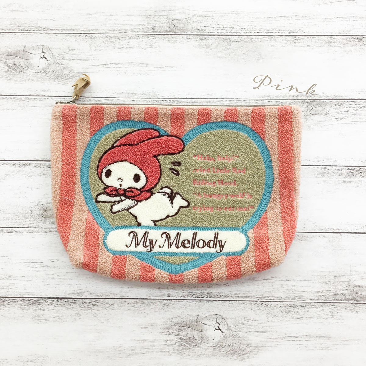楽天市場 マイメロディ サガラ刺繍ポーチ Mymelody マイメロ ポーチ かわいい サンリオ レディース グッズ 二つ折り プレゼント 大人 プレゼント 誕生日 女性 彼女 可愛い 大容量 ギフト メイクポーチ たっぷり収納 もこもこ キャラクター フェリッシュ