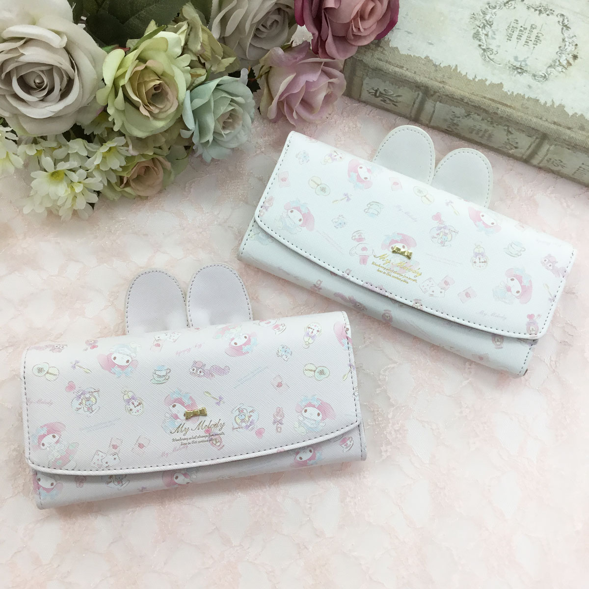 楽天市場 マイメロディ うさ耳 かぶせ付中lf束入 Mymelody マイメロ 財布 かわいい サンリオ レディース グッズ 長財布 プレゼント 大人 プレゼント 誕生日 女性 彼女 可愛い 大容量 ギフト キャラクター うさぎ おしゃれ フェリッシュ