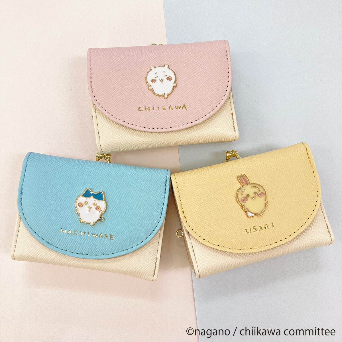 楽天市場】ちいかわ うさぎ 財布 バッジ口金財布 メール便なら何個でも