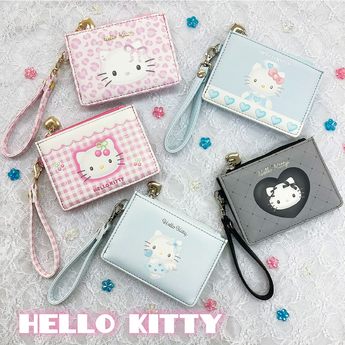 Sanrio ハローキティ アロハ　巾着　ハイビスカス1999年 Sanrio ハローキティ アロハ 巾着 ハイビスカス1999年 ハロー