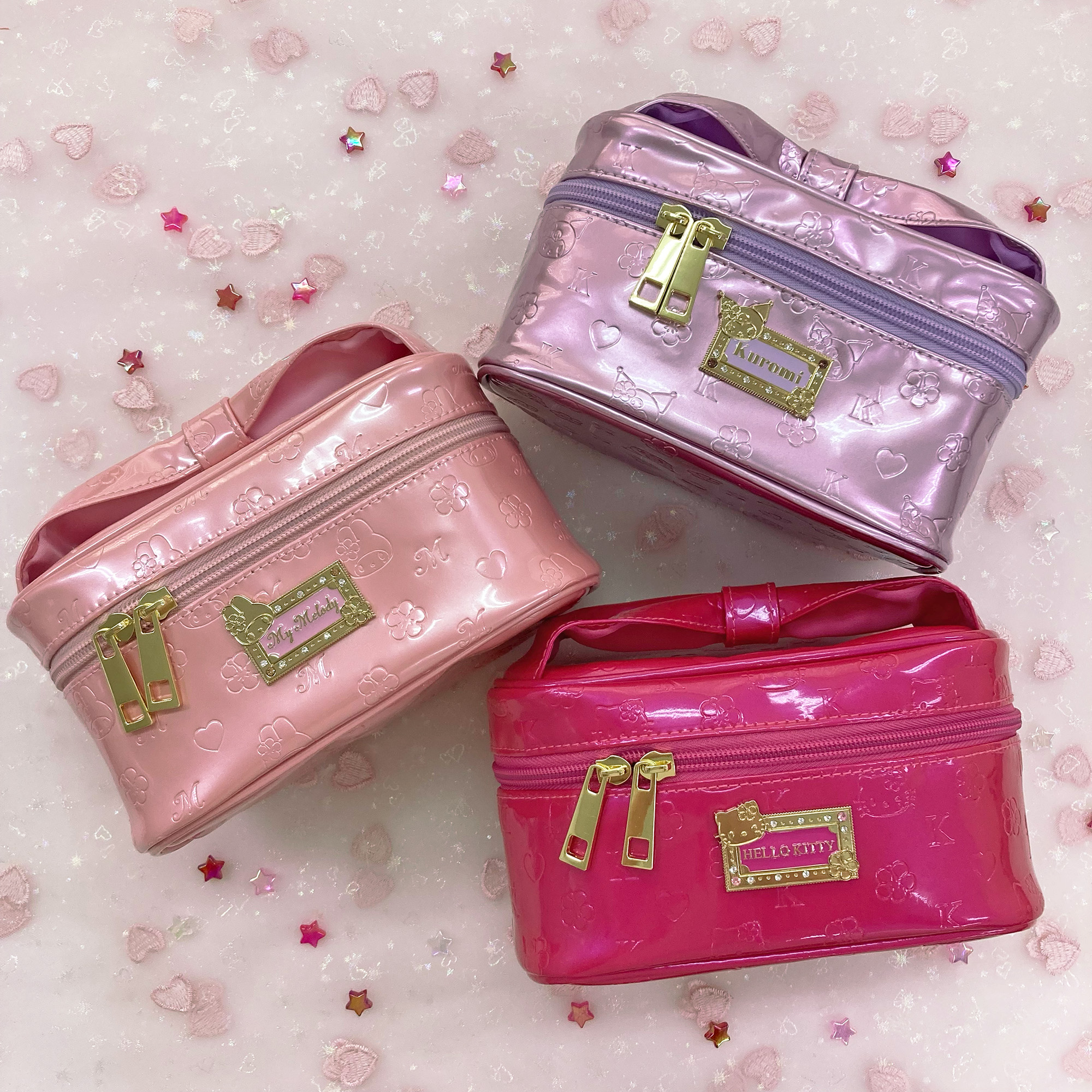 楽天市場】ハローキティ エンジェルキルティングバニティポーチ ピンク