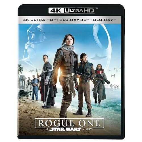 【取寄商品】BD / フェリシティ・ジョーンズ / ローグ・ワン/スター・ウォーズ・ストーリー (本編4K Ultra HD Blu-ray+本編3D Blu-ray+本編2D Blu-ray+特典2D Blu-ray) / WDUF-1165