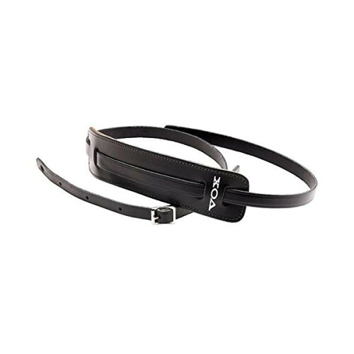 VOX ギターストラップ レザー 革 60's VINTAGE STRAP MM25-BLK ブラック 黒
