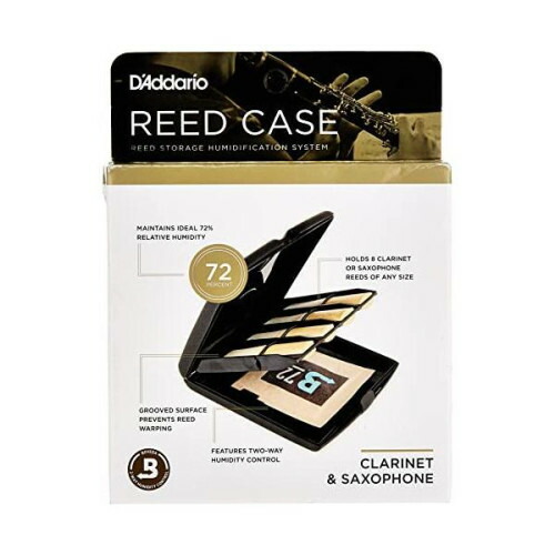 D'Addario WoodWinds ダダリオ リードケース サックス&クラリネット用 8枚収納可能 Multi-Reed Storage Case RVCASE04