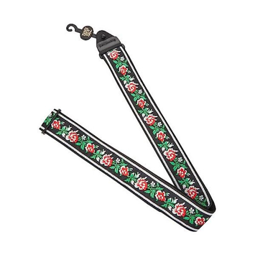 [ERNIE BALL] 4668 ギターストラップ JACQUARD STRAP WINTER ROSE ジャカード・ストラップ ウィンター・ローズ