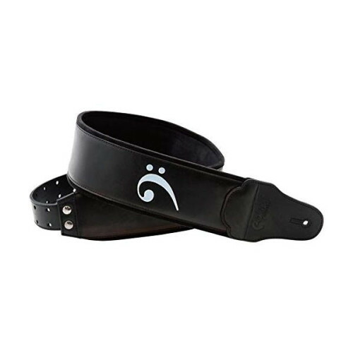 RightOn! STRAPS ギター・ベース用ストラップ 幅 8cm、長さ 98~153cm FAKEY ブラック