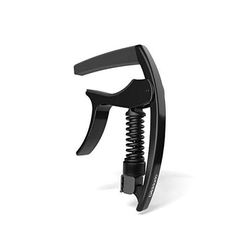 D'Addario ダダリオ カポタスト エレキギター/アコースティックギター用 ワンタッチタイプ NS Tri-Action Capo Black PW-CP-09