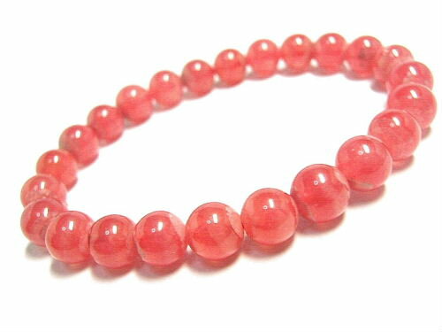 パワーストーン 天然石 インカローズ ロードクロサイト ブレスレット 7.5mm 【Felistone】 RhodochrositeB03