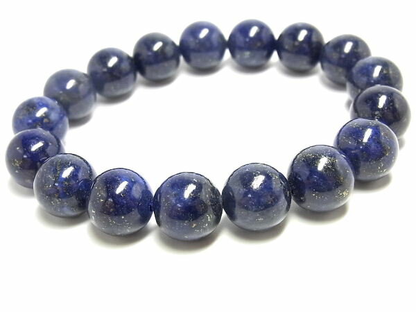 パワーストーン 天然石 ラピスラズリ 瑠璃石 青金石 ブレスレット 12mm 【Felistone】 LapisB25