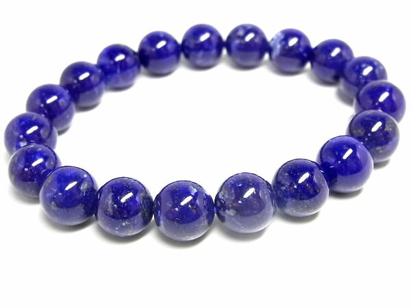 パワーストーン 天然石 ラピスラズリ 瑠璃石 青金石 ブレスレット 10mm 【Felistone】 LapisB28｜ルチルクォーツ専門店