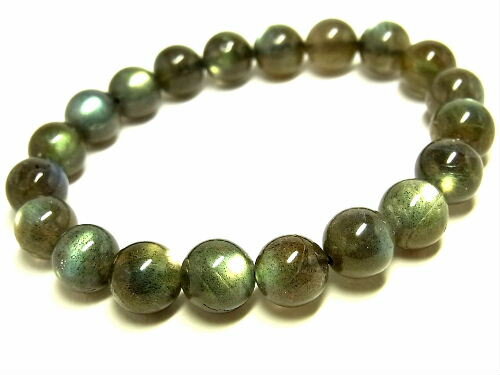 パワーストーン 天然石 ラブラドライト 曹灰長石 ブレスレット 9.5mm 【Felistone】 LabradoriteB10