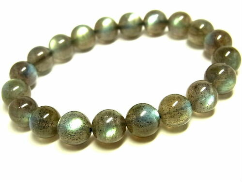 パワーストーン 天然石 ラブラドライト 曹灰長石 ブレスレット 9.5mm 【Felistone】 LabradoriteB11