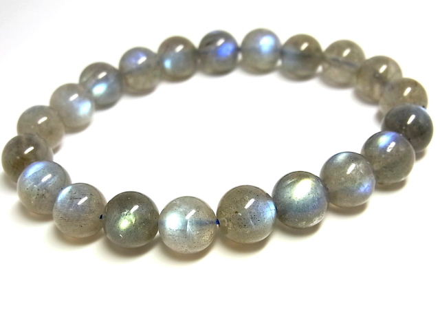パワーストーン 天然石 ラブラドライト 曹灰長石 ブレスレット 9mm 【Felistone】 LabradoriteB22