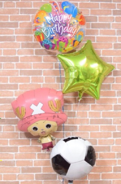 楽天市場 チョッパー バースディバルーンギフト 誕生日 バルーン バルーン電報 ワンピース パーティー キャラクター イベント ヘリウム バルーンギフト 送料無料 Balloon Art Feliz