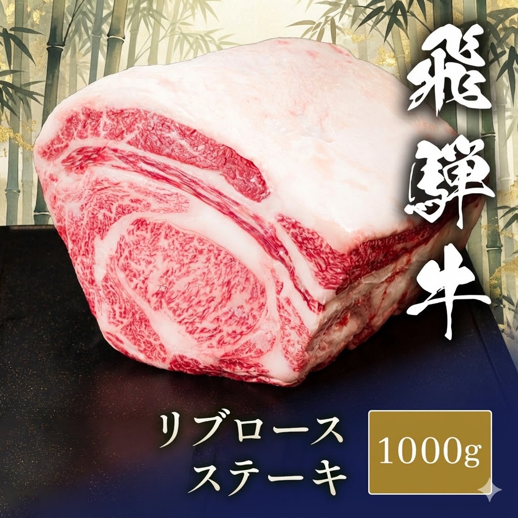 【最高級の頂点へ】 飛騨牛 ステーキ ブロック リブロース 1000g 塊肉 【内閣総理大臣賞受賞】 岐阜県産 黒毛和牛 A5 A4 等級 肉 牛肉 霜降り ギフト 贈り物 お祝い 高級食材 お取り寄せ グルメ 送料無料｜オアシス商事