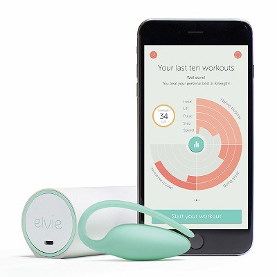 非公開荷造り   elvie エルビートレーナー 骨盤帯底筋形づくる インナーマッスル スマホ聯絡 適用業務聯絡 IoT フェムテック フェムケア USB申し受ける式 雨合羽 連合王国発 雑貨 日装置