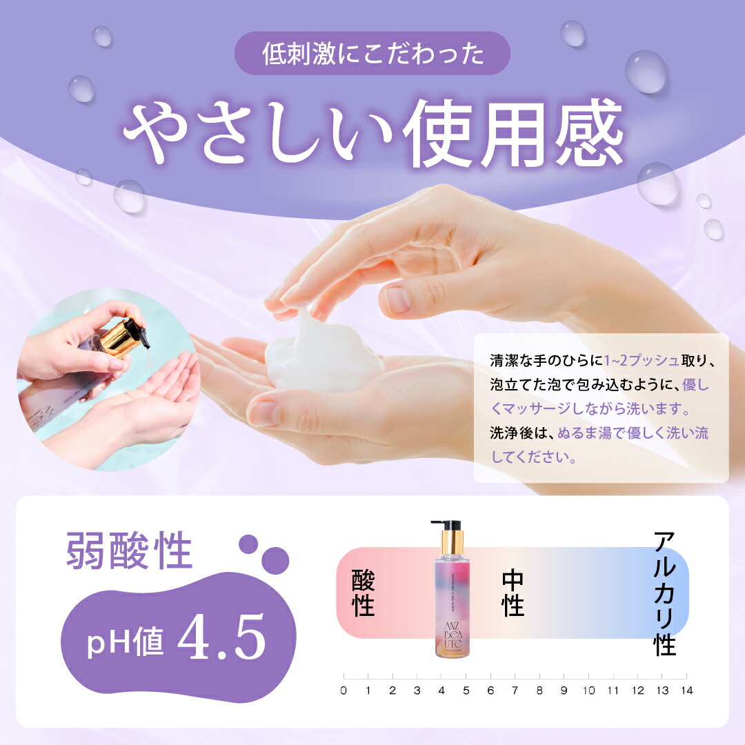 ANZBEAUTE（アンズボーテ）ネンマクケアウォッシュ 住谷杏奈