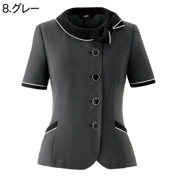 【ジョア】事務服オーバーブラウス(5-15号)26600JOIEenjoieアンジョア