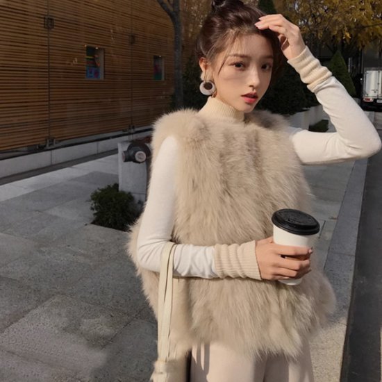 楽天市場】【取寄】ベスト レディースベスト レディース ファーベスト