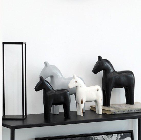 楽天市場】馬 置物 インテリアオブジェ 陶器 雑貨 ウマ ホワイトホース