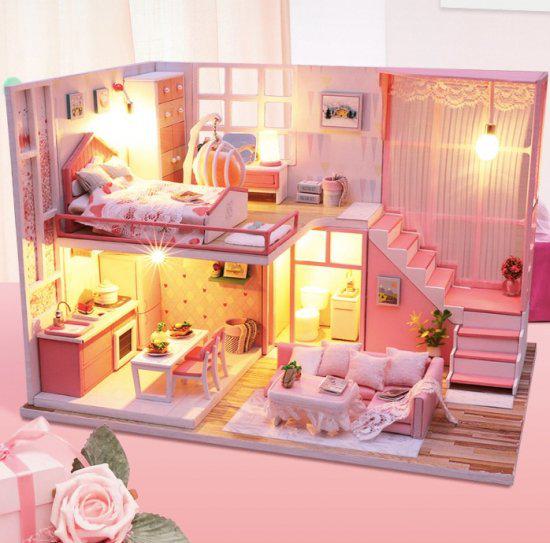 楽天市場】【取寄】子供 おもちゃ 女の子 ドールハウス 組み立てキット