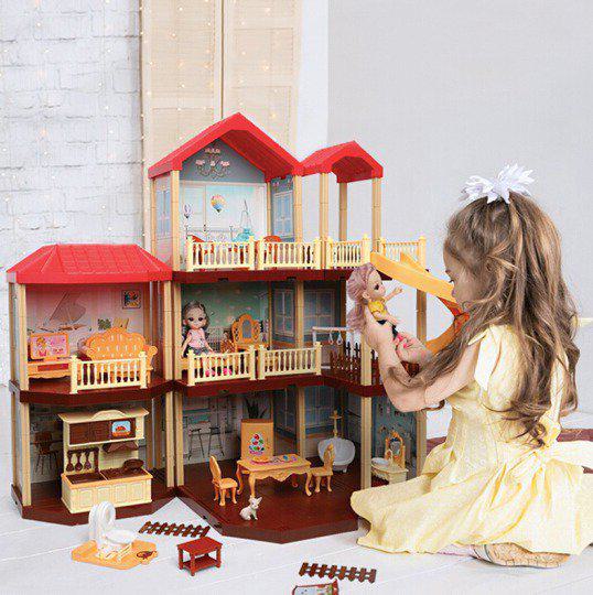 KidKraft キッドクラフト　ドールハウス　マティルダ KidKraft Matilda Wooden Dollhouse with Balcony, Movable
