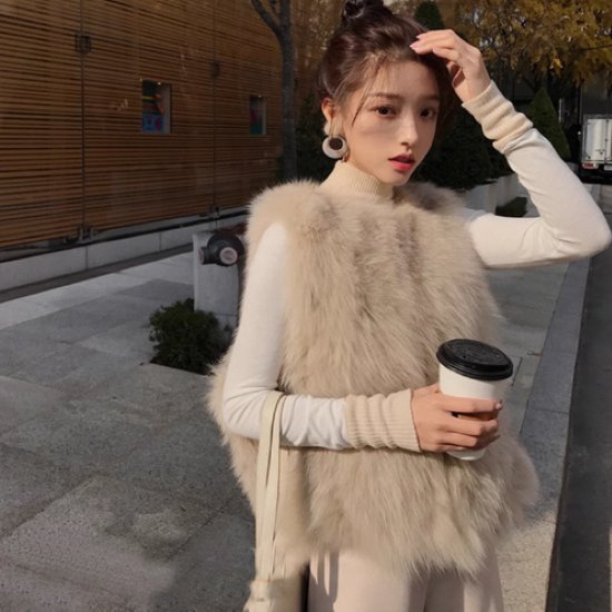 楽天市場】【取寄】ベスト レディースベスト レディース ファーベスト