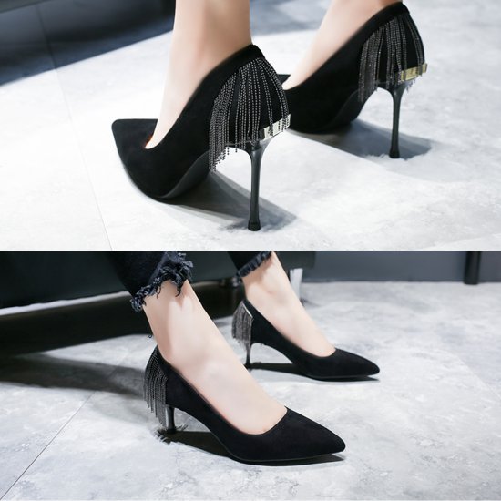 【取寄】ピンヒール レディースファッション シューズ パンプス ハイヒール ポインテッドトゥ ビジュー 8cm 6cm 美脚効果 上品 フォーマルスタイル お洒落 大人可愛い 韓国風 20代 30代 40代