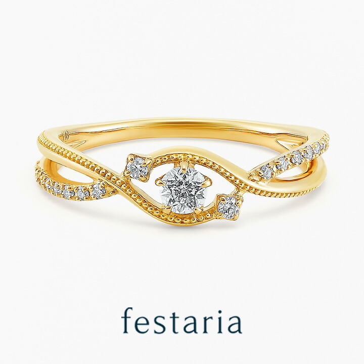 【最大15%OFFクーポン配布】【 festaria bijou SOPHIA 】 指輪 リング K18 YG イエローゴールド 18金 Wish upon a starダイヤモンド ダイヤ ジュエリー レディース シンプル 大人 普段使い 誕生日 箱付き ブランド フェスタリア｜ビジュソフィア