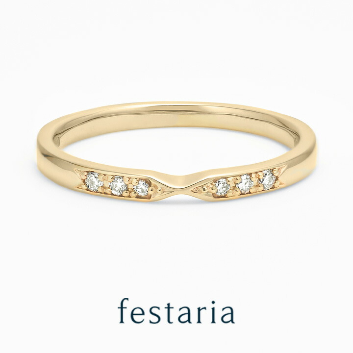 festaria　10k　イエローゴールド　ダイヤモンド　ピンキーリング　新品 楽天市場】【 festaria bijou SOPHIA 】 ピンキーリング K10 YG